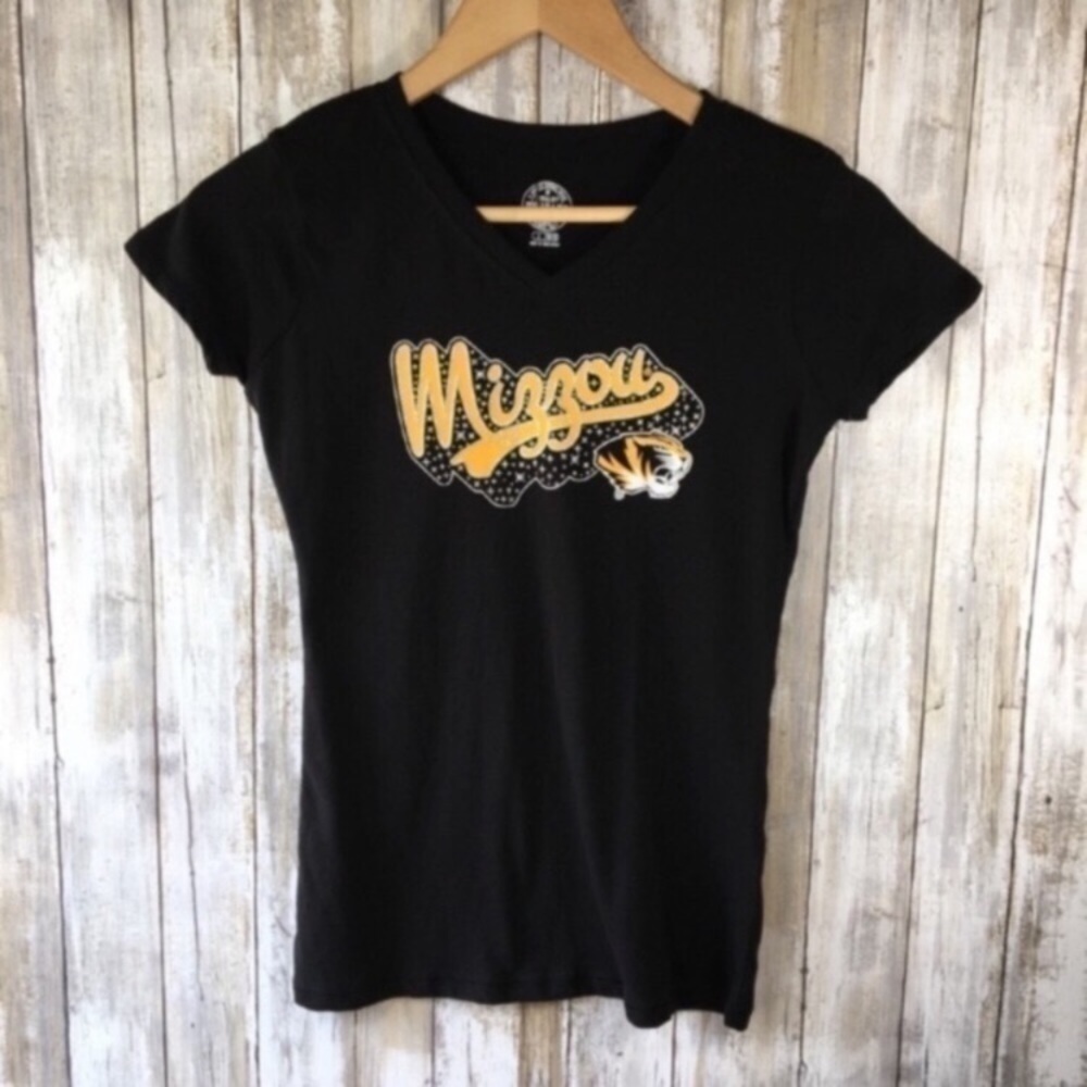 Missouri Tigers Mizzou Girls Large Tee
